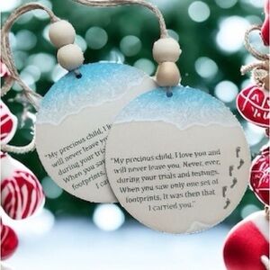 Footprint Ornament